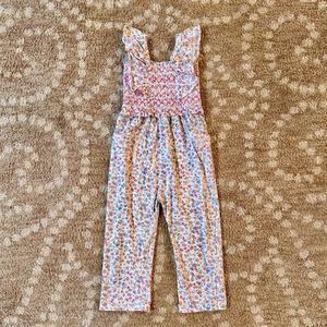 Jessica Simpson Floral Smocked Jumpsuit